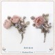 Hoshibako Works Oil Painting Rose Handmade Flower Crown and Brooch Set(Reservation/Full Payment Without Shipping)